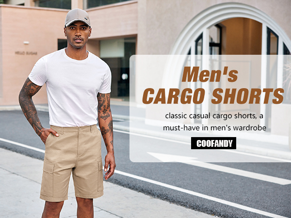 men cargo shorts