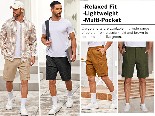 mens cargo shorts