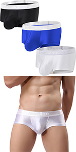 mens silk trunks underwear