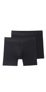 Terramar 4&amp;amp;#34; Boxer Briefs, 2 Pack