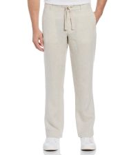 linen blend pant