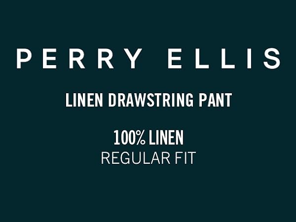 PORTFOLIO LINEN-BLEND DRESS PANT