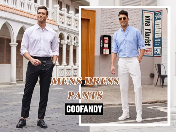 mens pants casual relaxed fit mens business casual pants relaxed fit Men''s Classic Fit Dress Pants