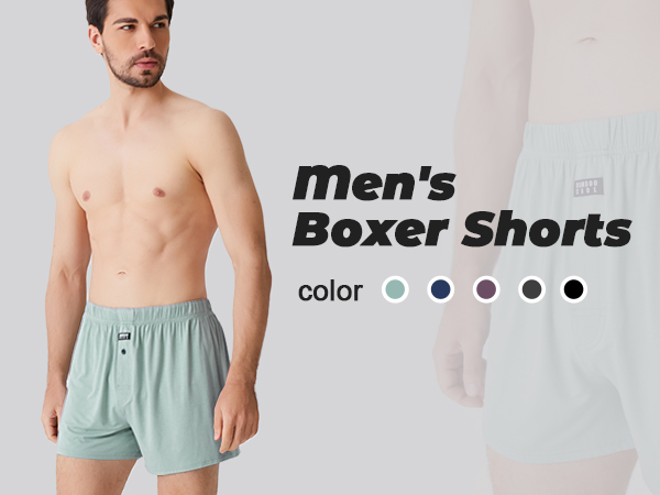 Men''s Boxers Underwear Boxer Shorts for Men Classic Lounge Loose Stretch Short