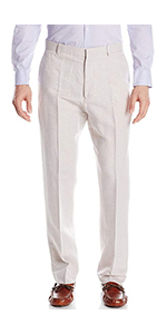 linen pants, pants, perry ellis