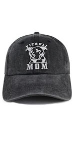 Pitbull Mama, Pitbull Mom, Dog Mom Baseball Cap for Women Pitbull Lover