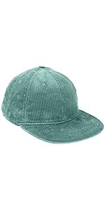 Datoni  Flat Brim Cap Plaid Suede Corduroy Hat Casual Everyday Baseball Cap Unisex Stylish Hat