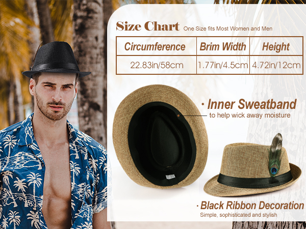 Short Brim Fedora