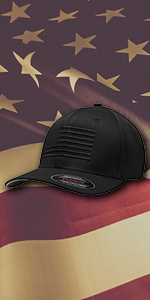 blackout flag flexfit hat