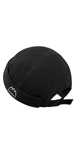 Retro Beanie Docker Hat Brimless Skullcap