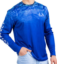 Realtree Aspect Blue Long Sleeve Shirt