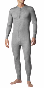 Grey long underwear/long johns/onesie