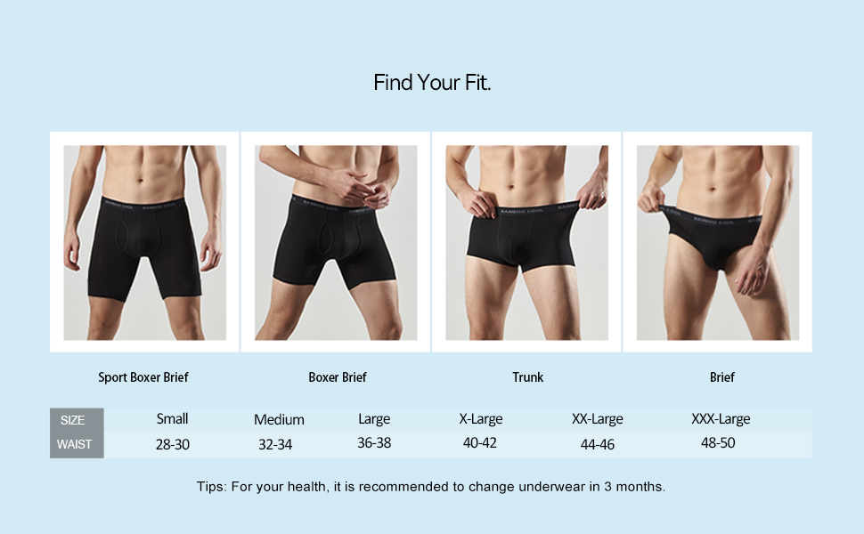 bamboo cool underwear for men