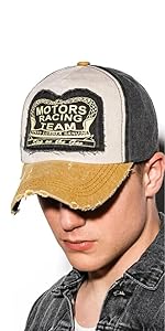 Vintage Baseball Cap | Retro Style Hat for Racing Enthusiasts