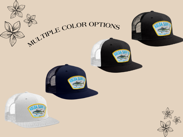 Yellowfin Tuna Patch Logo MESH Snapback Hats