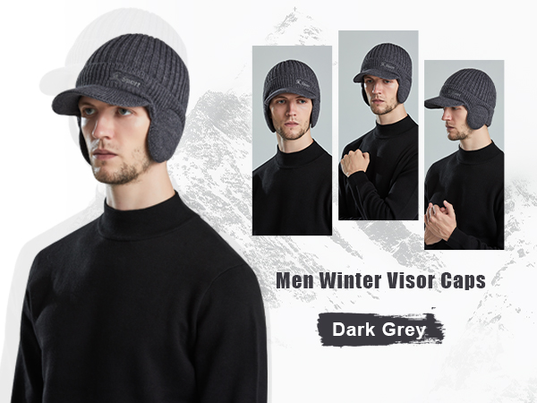 mens winter hats with ear flaps