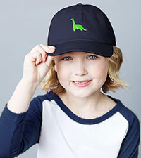 Embroidery Baseball Cap - Youth Kids / Pink