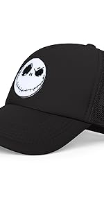 Disney Adult Trucker Hat, The Nightmare Before Christmas Mesh Snapback Baseball Cap