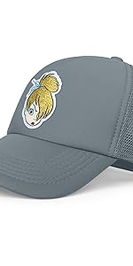 Disney Adult Trucker Hat, Tinkerbell Mesh Snapback Baseball Cap