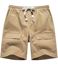 cargo shorts for men relaxed fit elastic waist cargo shorts for men hiking shorts black shorts men