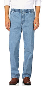 elastic waist jeans