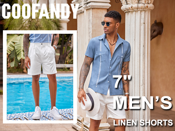 linen shorts for men