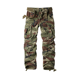 front picture of mens cargo pants