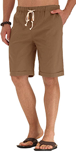 linen shorts