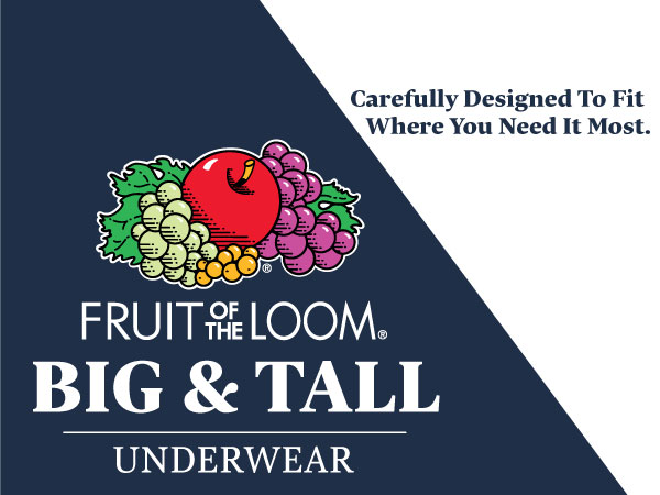 big man underwear, fruit of the loom