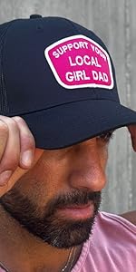 Dad Girl Hat, Fathers Day Gift, Happy Dad Hat, Dad Hats for Men, Gorras Para Hombres