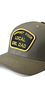 Support Your Local Girl Dad - Daddy Hat - Fathers Day Gift - Dad Gang Hat - Baseball Cap