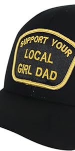 Dad Girl Hat - Dad Gang Hat - Happy Dad Hat - Dad Hats for Men, Mens Hats, Black Hat, Happy Dad Hat