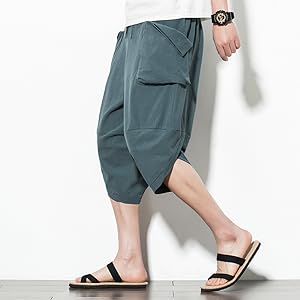 LOOSE FIT HALF PANTS