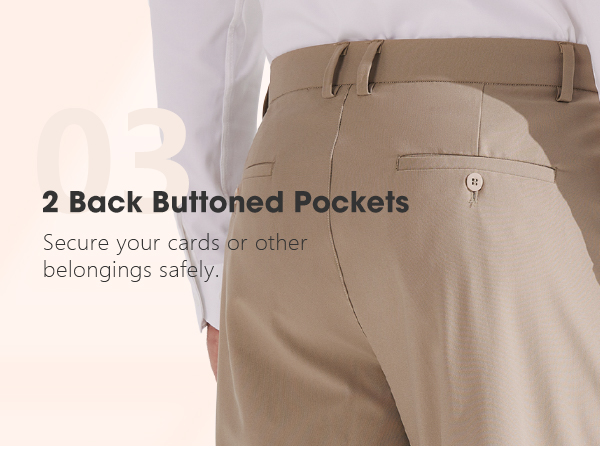 2 BACK Pockets