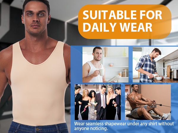 mens shapewear tummy control