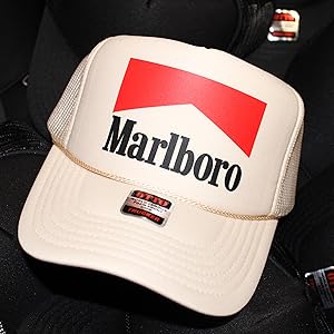 Trucker Hat Trendy Vintage Funny Graphic Marlboro Cowboy Cowgirl Country Tequila Western Hunting