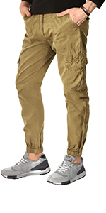 Match Men''s Regular Fit Chino Jogger Cargo Pants 