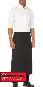 bistro apron full length durable resistant tie port authority chef works simple classic