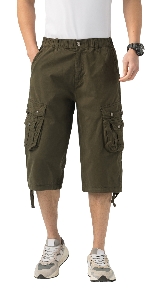 green shorts men