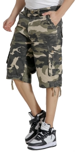 khaki camo shorts men