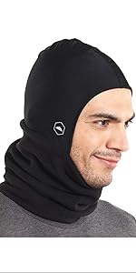 Neck warmer with hood