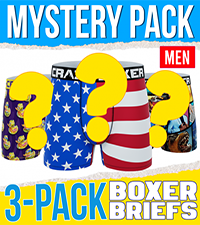 CrazyBoxer Mystery Pack 3pack Boxerbrief