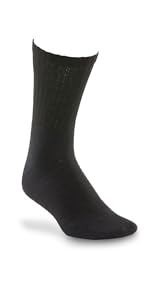 Harbor Bay by DXL Big and Tall Continuous Comfort Crew Socks