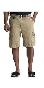 Society of One by DXL Big and Tall Rumpled Cargo Shorts