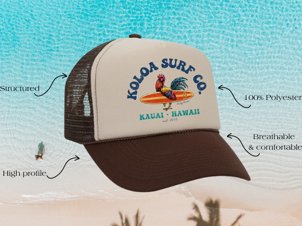 Koloa Surf Foam Snapback Trucker Hat