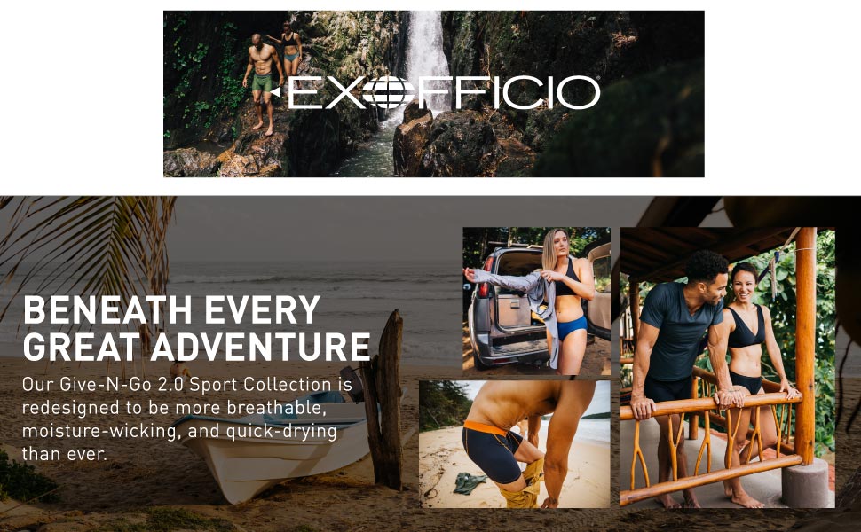 ExOfficio Give-N-Go 2.0 Sport Underwear Beneath Every Great Adventure