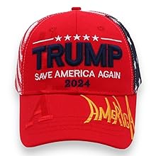 trump 2024 mesh signature red cap