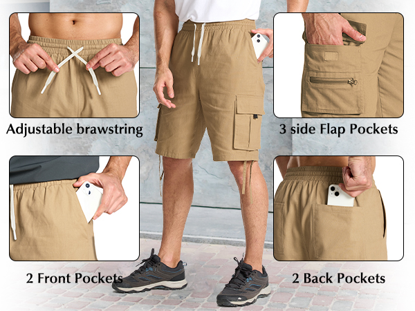 mens cargo shorts