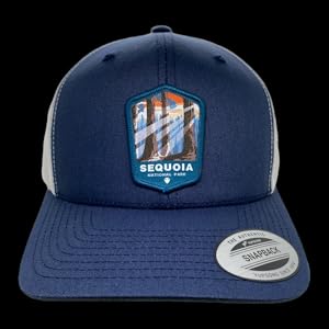 seqouia national park parks hats caps gifts for him her california cali snapback trucker mesh one 