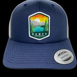 banff hat hats caps national park mesh snapback trucker gifts for him her christmas sun cap-s 